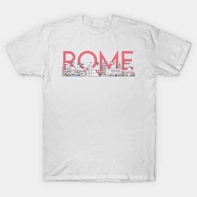 Rome travel T-Shirt by SerenityByAlex